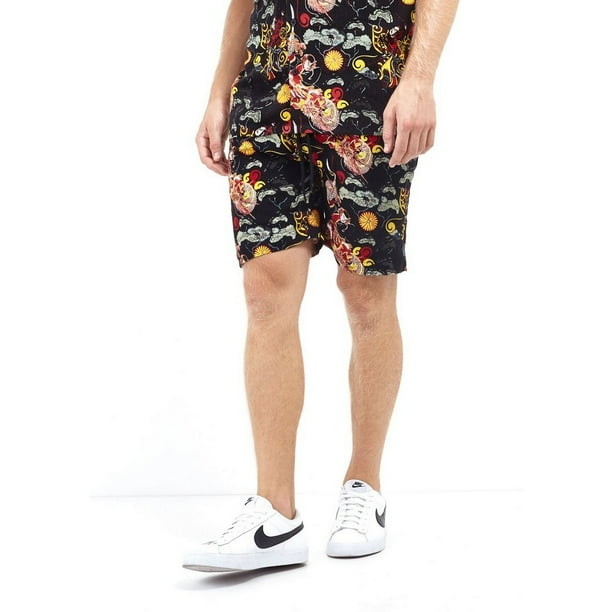 Samurai Mask Mens Casual Shorts Pants Samurai Mask Mens Casual Shorts Pants